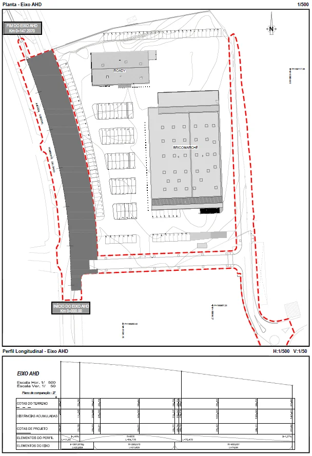 Projeto viário para Bricomarché e Roady em Vila do Conde