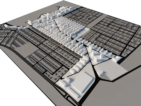 Vista aérea do loteamento IMOLAP em Angola, 88 hectares